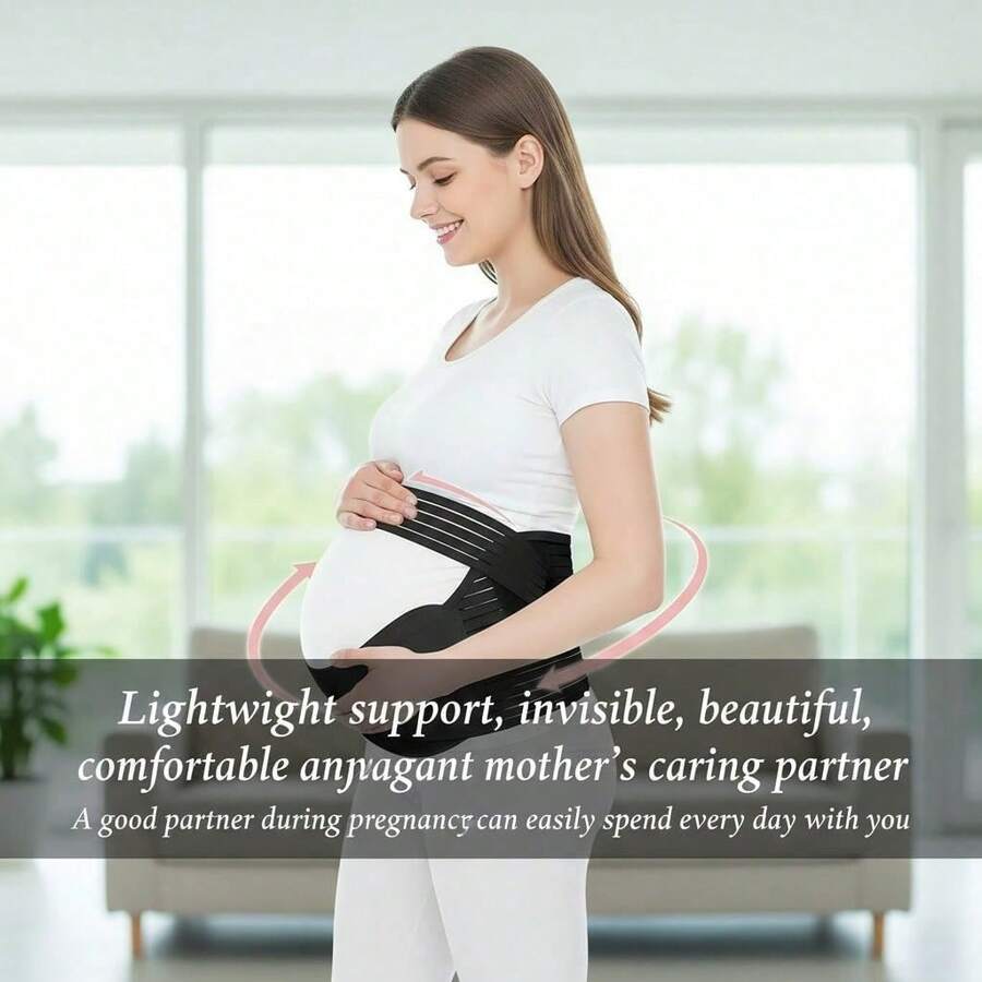 Maternity Support Belt - Adjustable Pregnancy Belly Band for Back & Pelvic Pain Relief